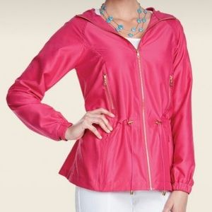 Carlisle size 4 pink zipper front jacket